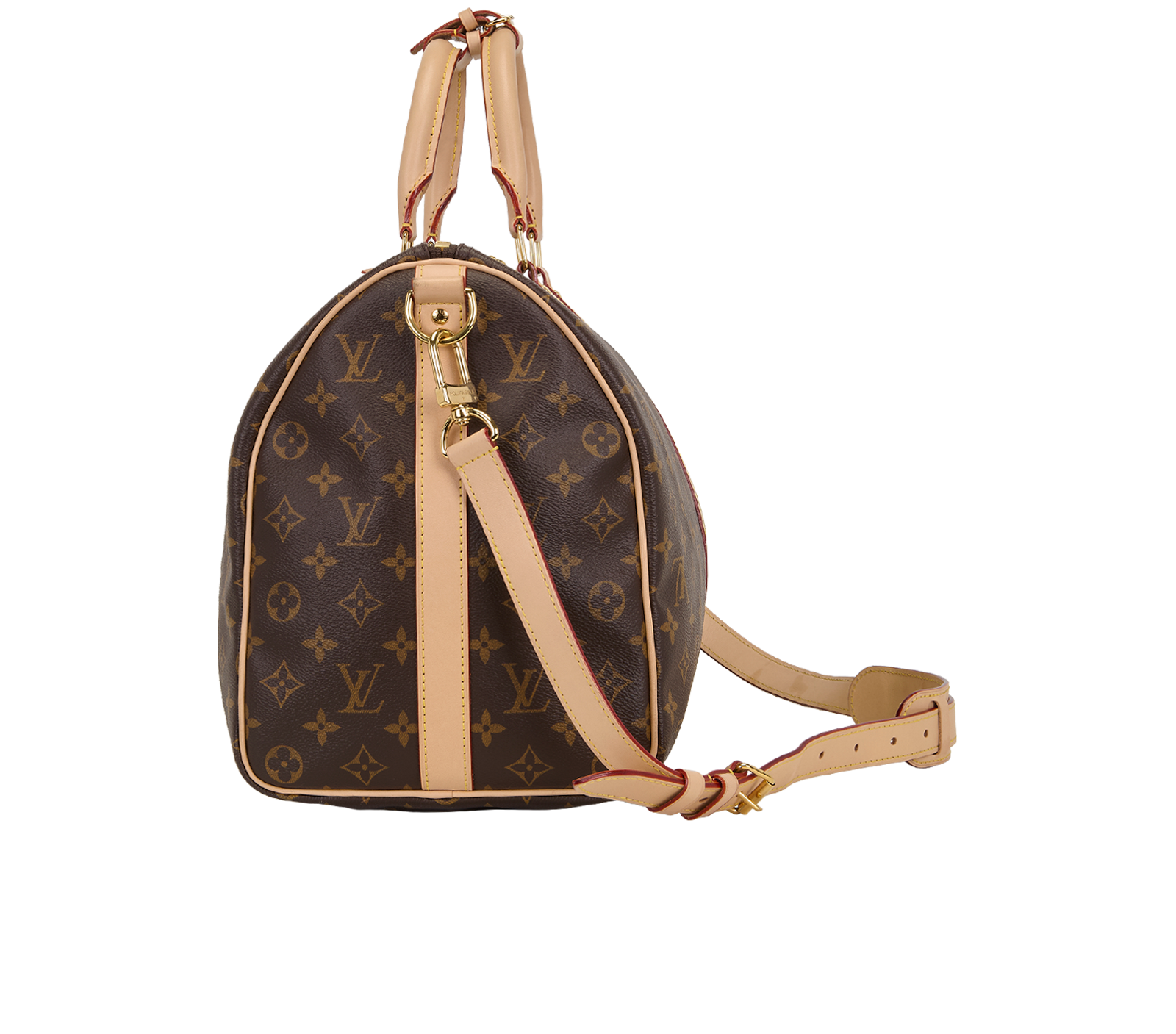 Keepall Bandouliere 45, &pound;1,500, Handbags, Brown, Canvas, Bottom view